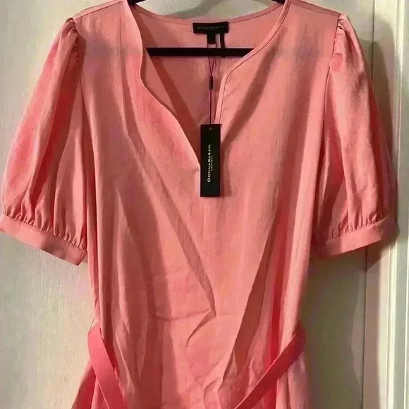 DONNAKARAN Women's Puff-Sleeve High-Low Dress - Picture 6 of 16